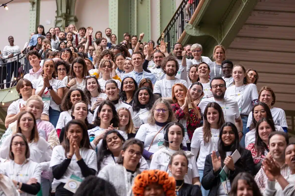 Volunteer gathering